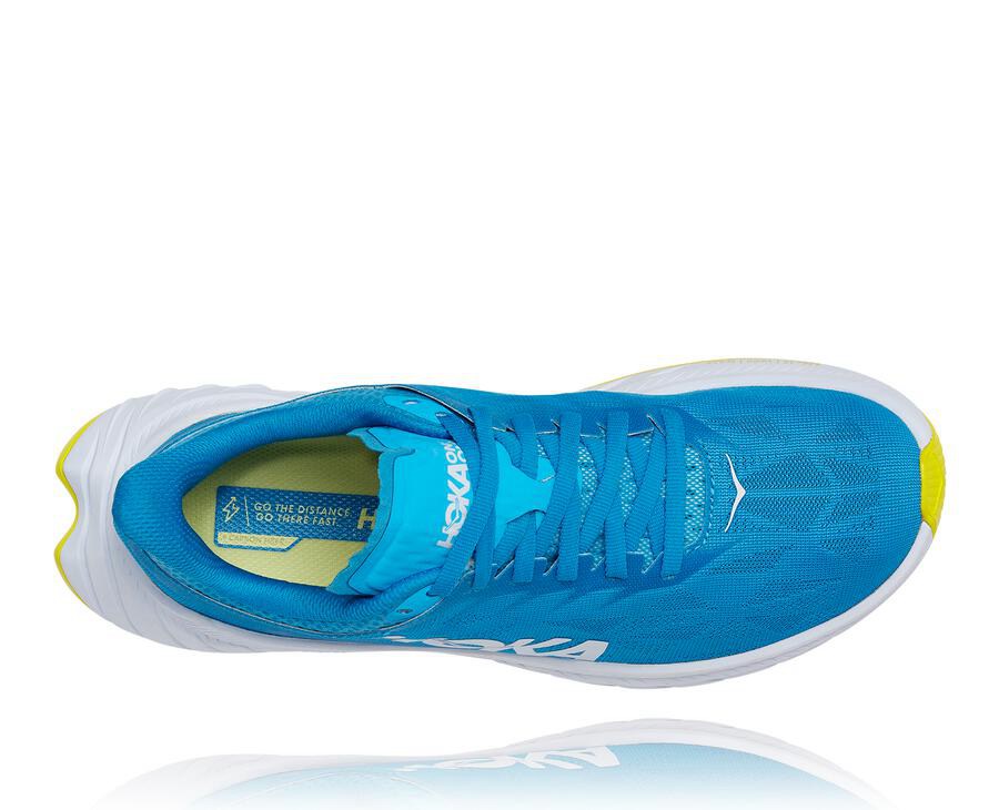 Hoka One One Løbesko Dame - Carbon X 2 - Blå/Hvide - 021594FGM